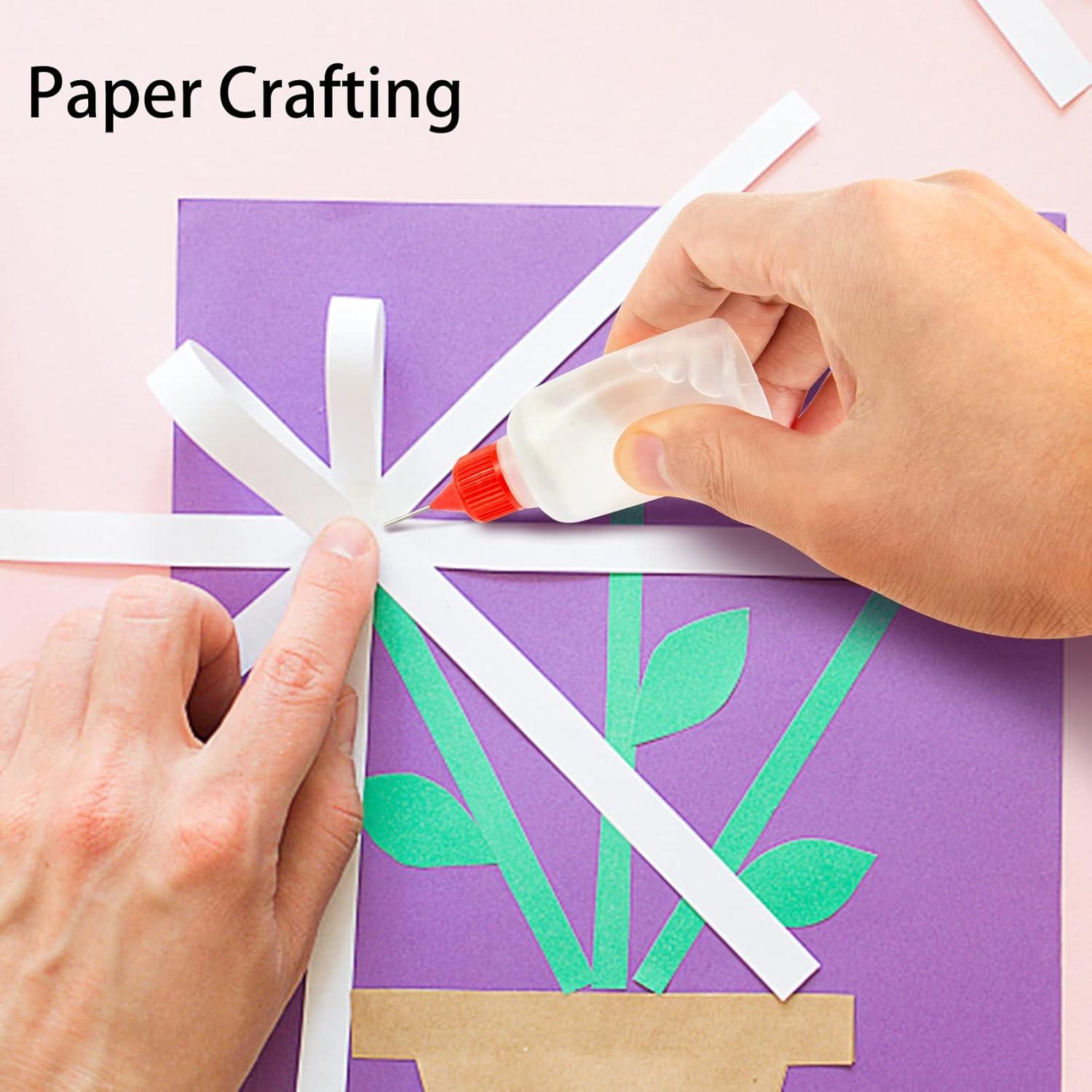 18 Botellas Aplicadoras de Pegamento 10ML YEAJOIN con Punta de Aguja