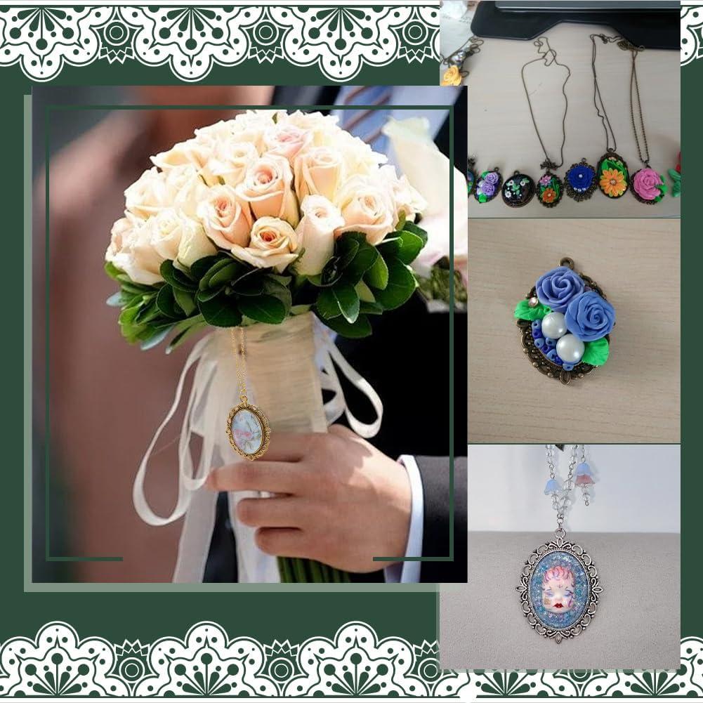 Kit de 60 Bandejas de Colgante Doradas PH PandaHall para Joyas DIY