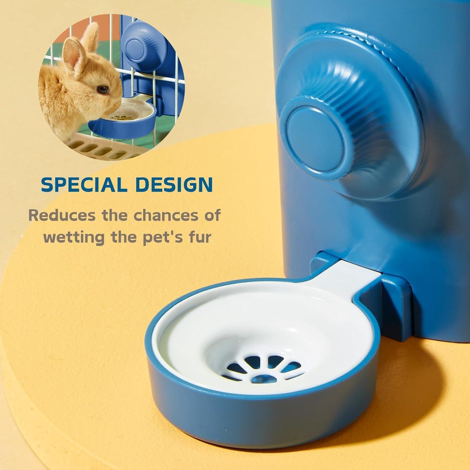 Botella de Agua para Mascotas Septillar 600ml Azul