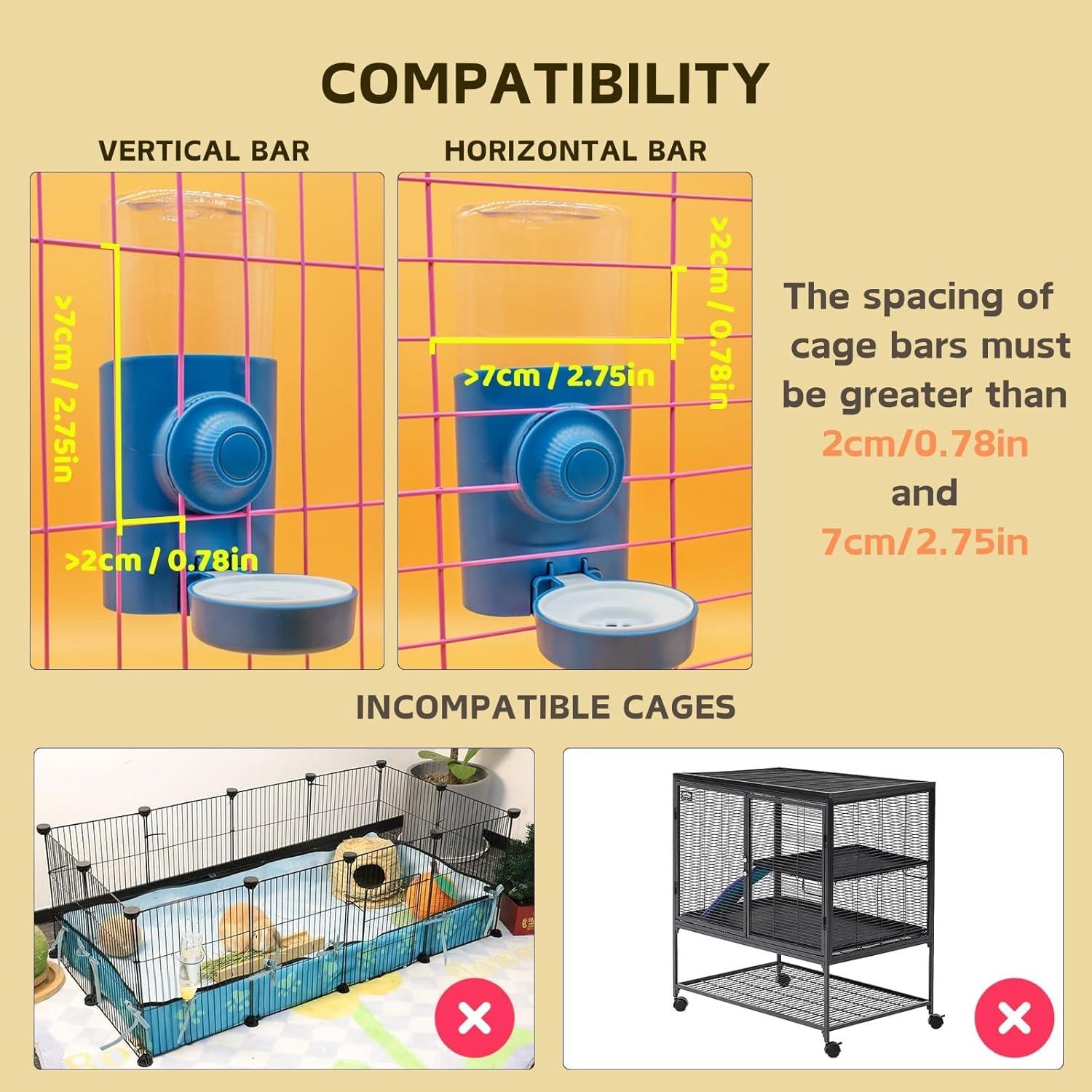 Botella de Agua para Mascotas Septillar 600ml Azul