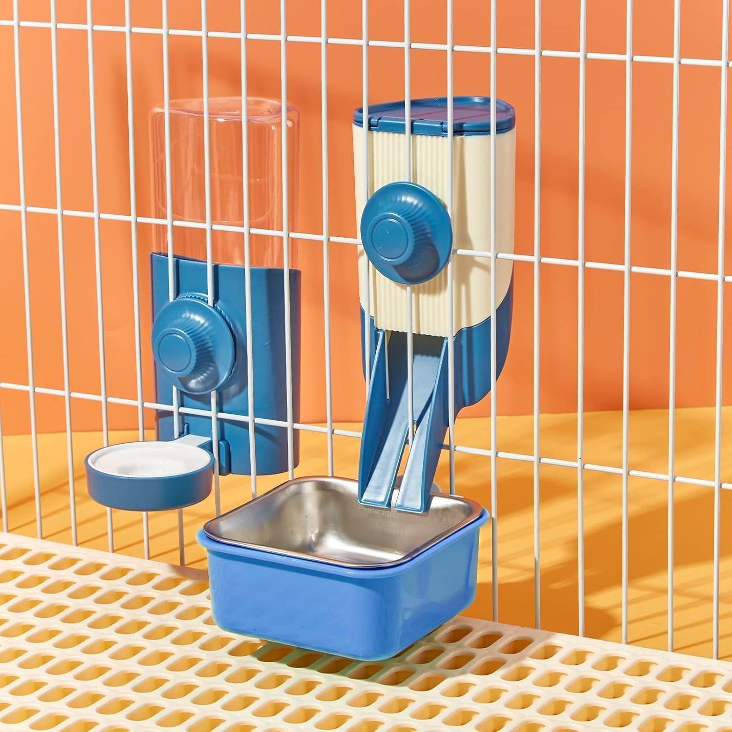 Botella de Agua para Mascotas Septillar 600ml Azul