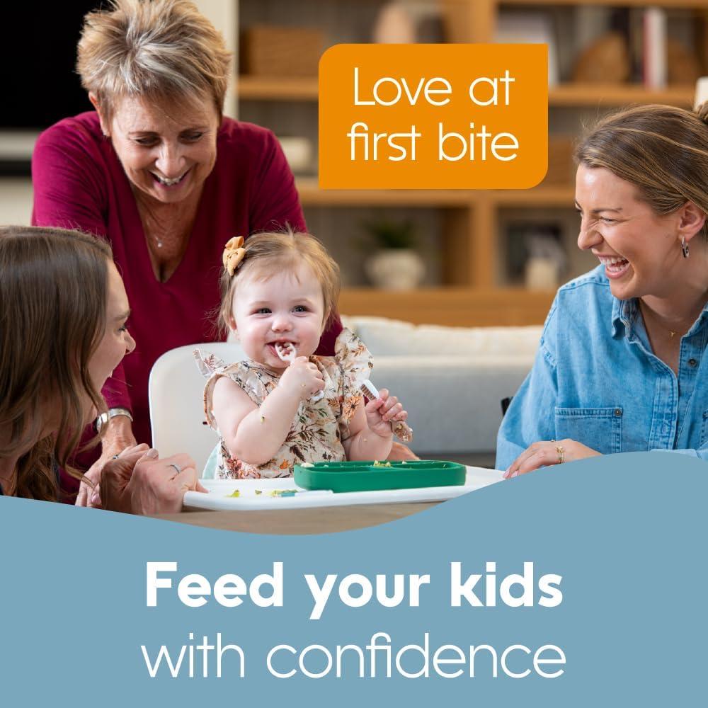 Juego de Cucharas de Silicona GOOtensils Feeding Littles - 3 Piezas