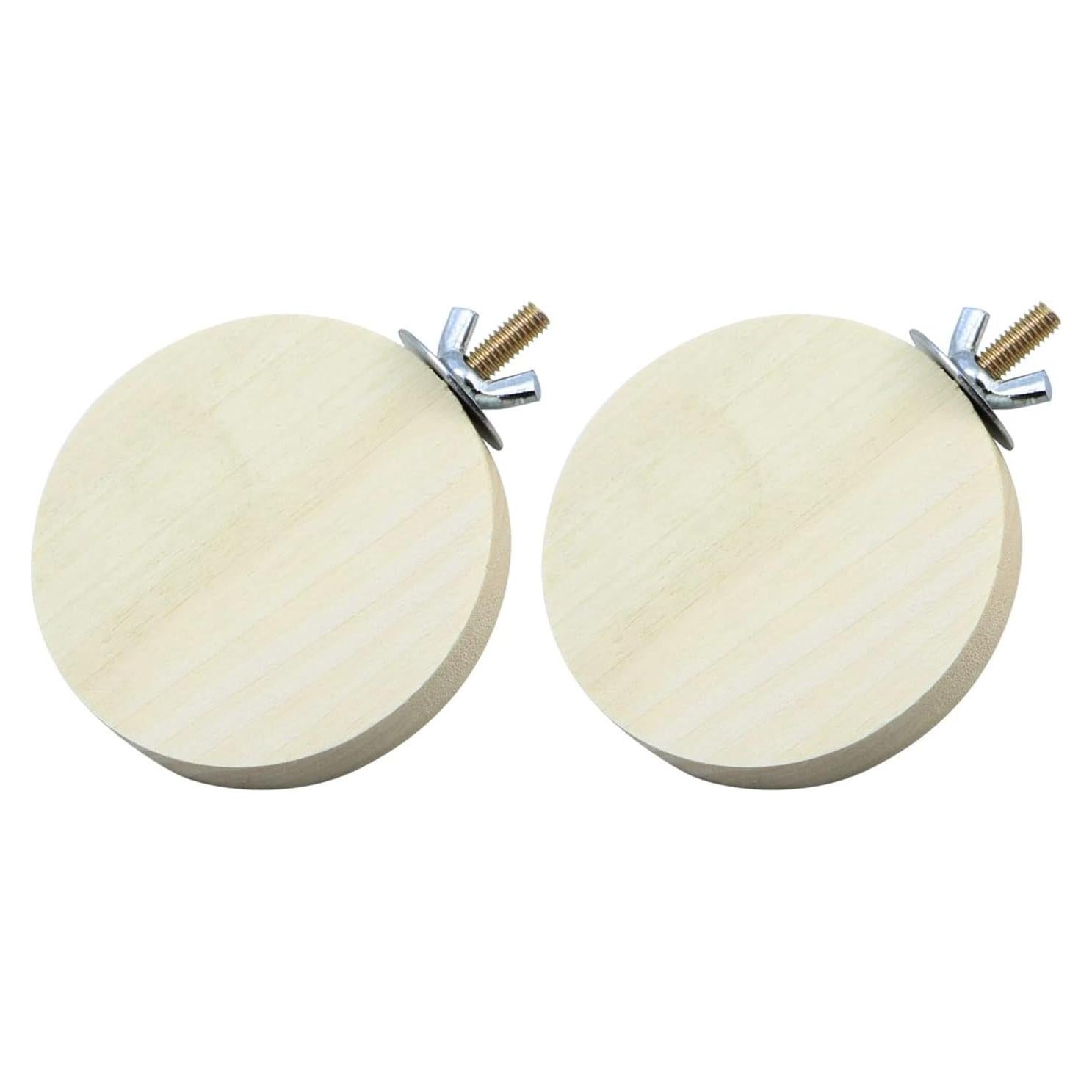 Plataforma de Percha para Aves Litewoo 2 Piezas 9x7.5cm