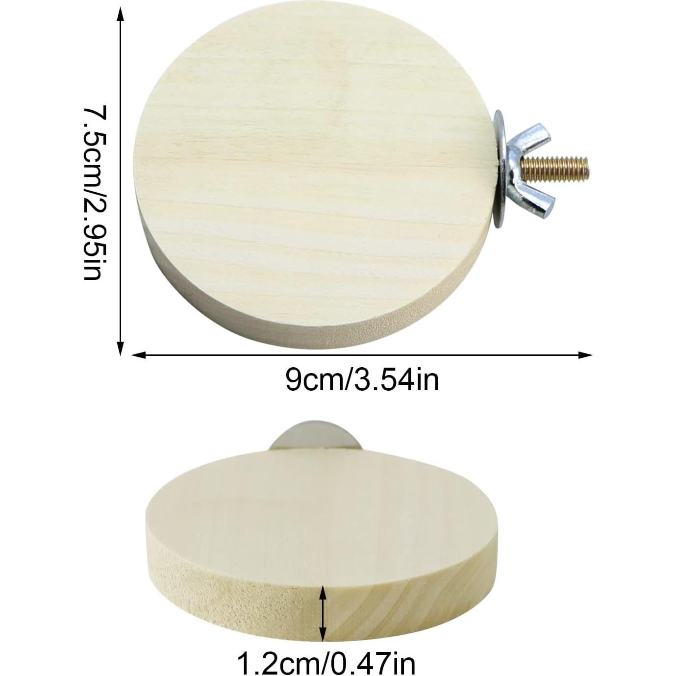 Plataforma de Percha para Aves Litewoo 2 Piezas 9x7.5cm