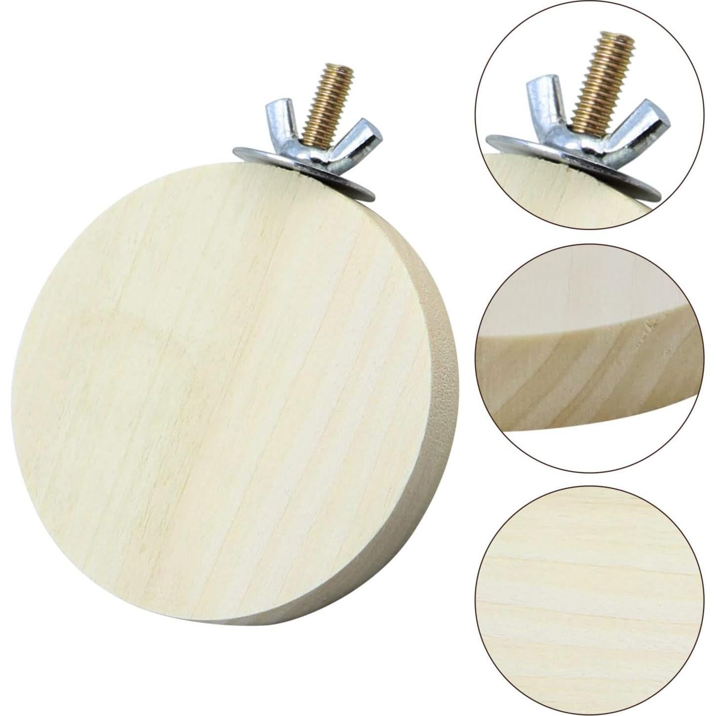 Plataforma de Percha para Aves Litewoo 2 Piezas 9x7.5cm