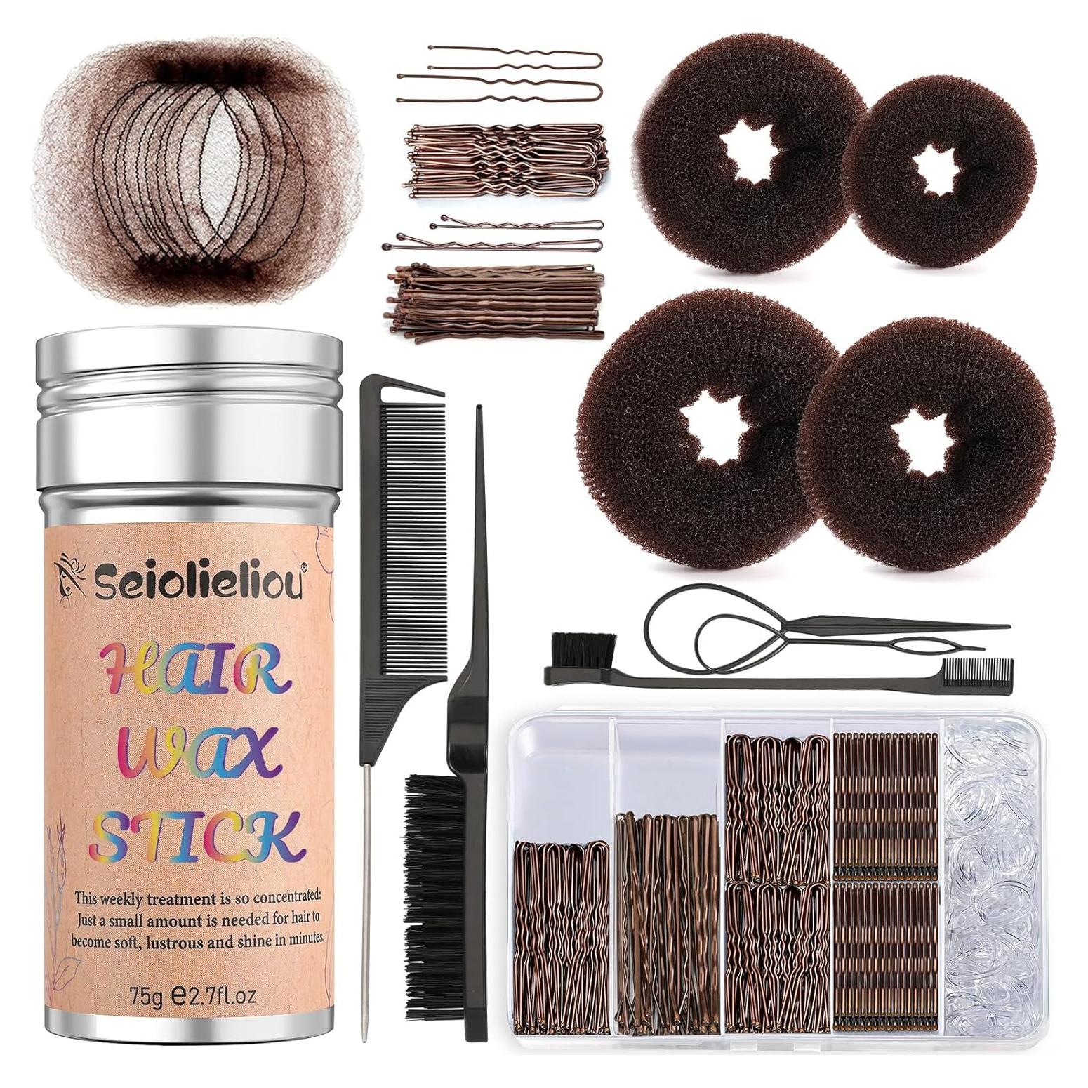 Kit de Estilo de Cabello 224 Piezas Seiolieliou - Todo en Uno