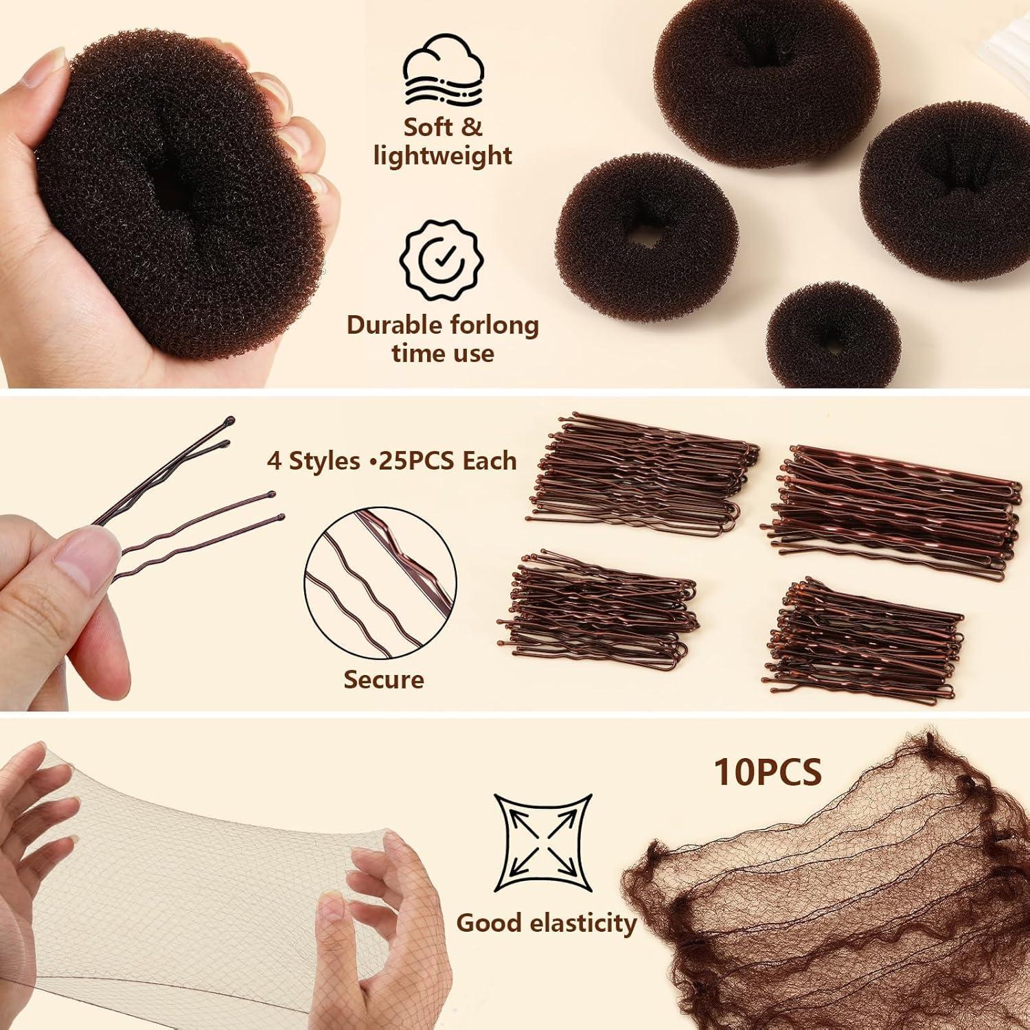 Kit de Estilo de Cabello 224 Piezas Seiolieliou - Todo en Uno