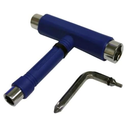 Herramienta en T Krown para Patineta Todo-en-Uno Azul