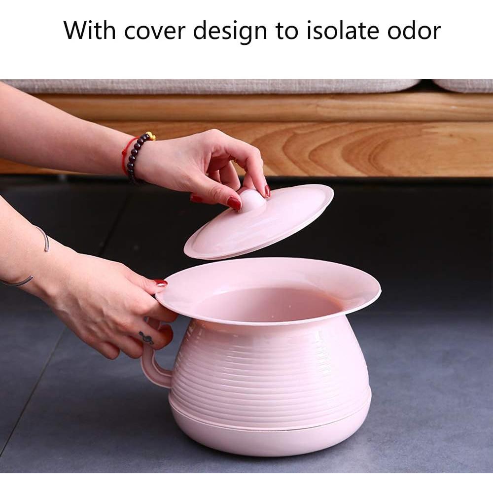 Orinal Portátil OOCOME Azul con Tapa Antiodores 226g