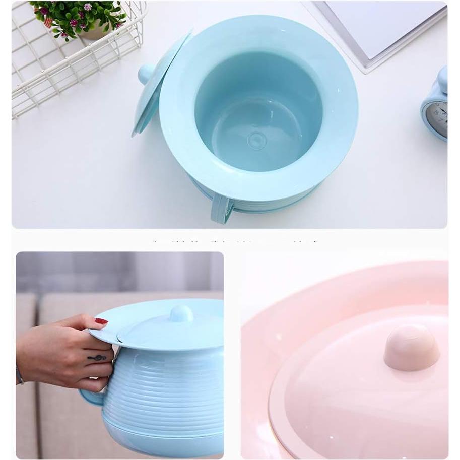 Orinal Portátil OOCOME Azul con Tapa Antiodores 226g