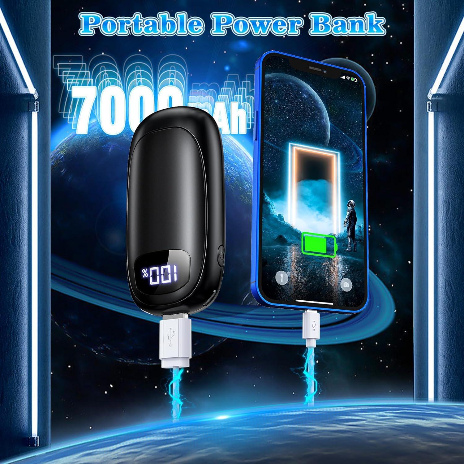 Calentadores de Manos Recargables JMOSTRG 2 Paquete 55°C