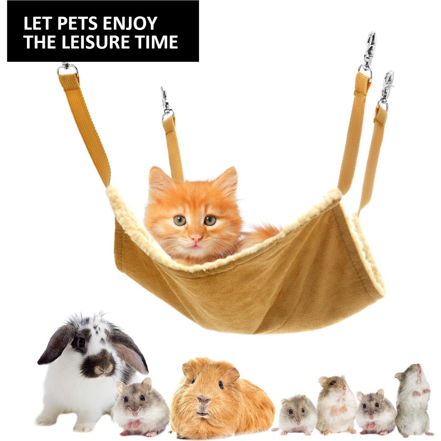 Hamaca para Mascotas Boao 4 Pcs - Leopardo, Cebra, Camello