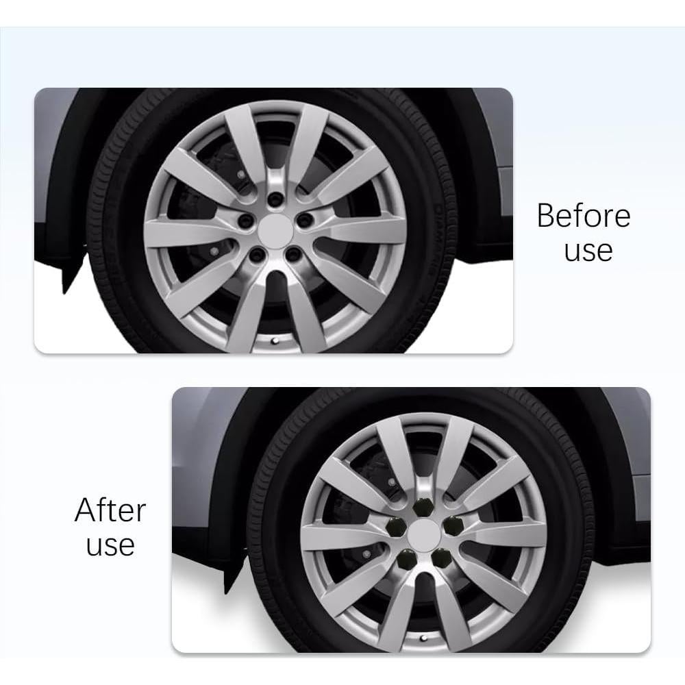 Cubiertas de Tuercas de Llantas ASUBHA 17mm - 20 Piezas