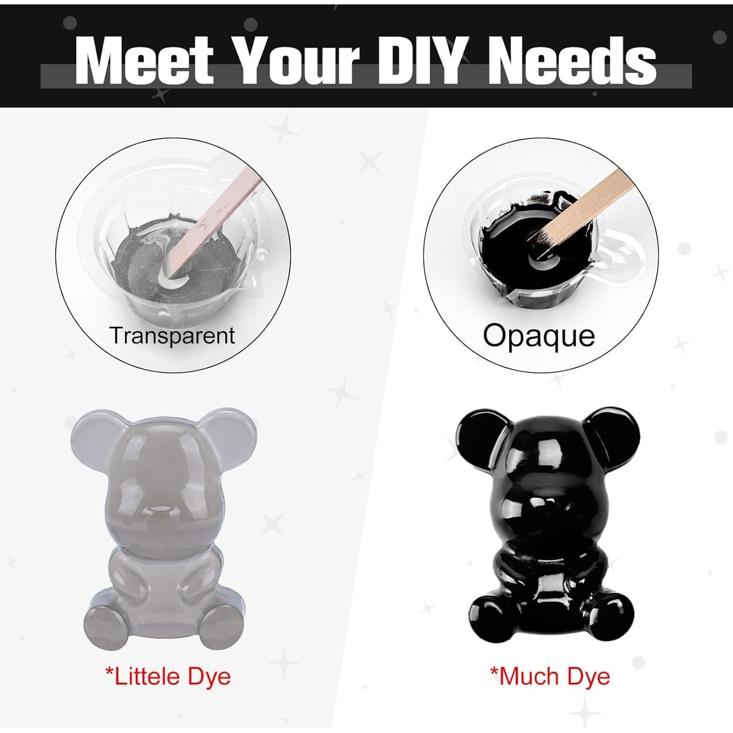 Pasta de Pigmento Epóxico Teexpert 100ml Negro y Blanco