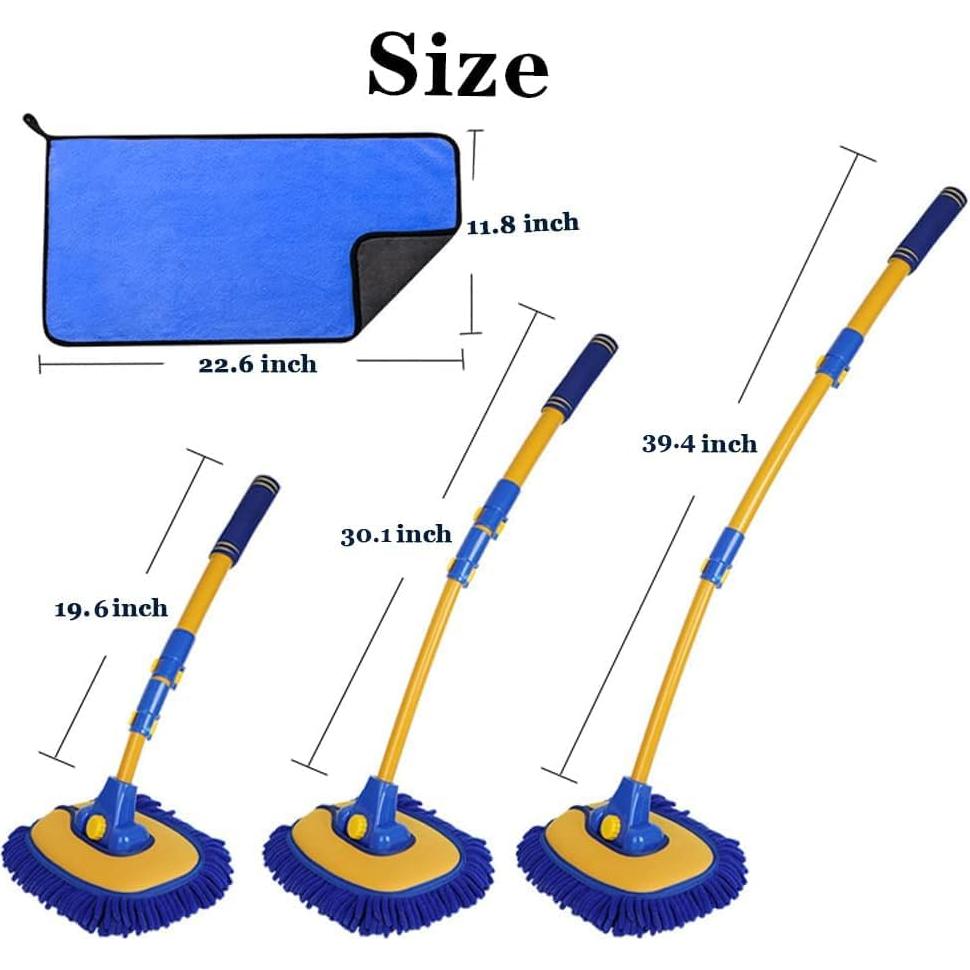 Kit de Lavado de Autos BMLEI 5PCS con Cepillo y Toallas