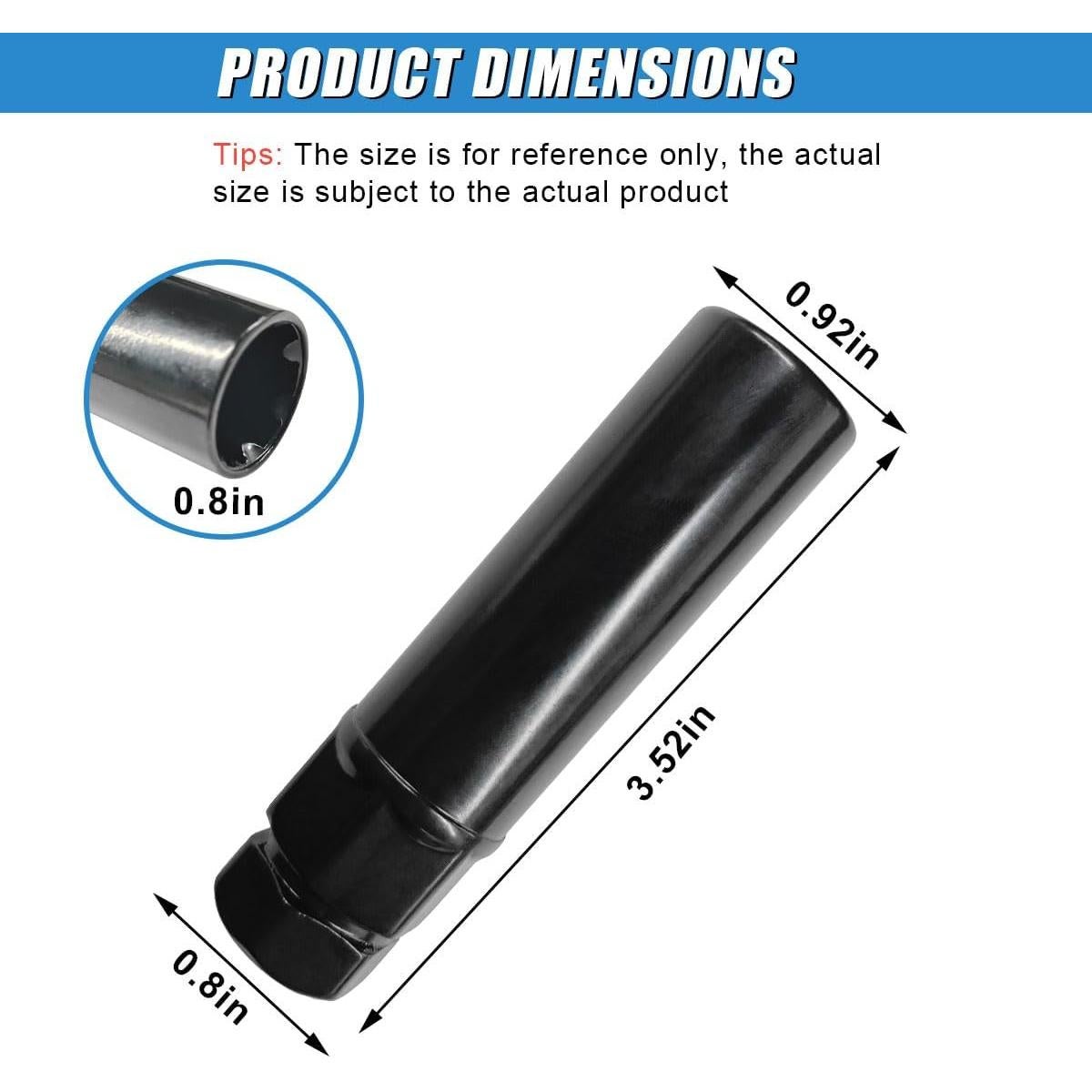 Llave de tuerca de perno 6 estrías ZIMISI 22mm 21mm