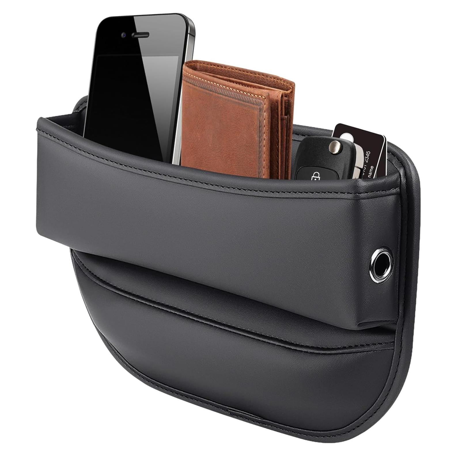 Relleno Espacio Asientos Coche Elegananccy Cuero Premium Negro