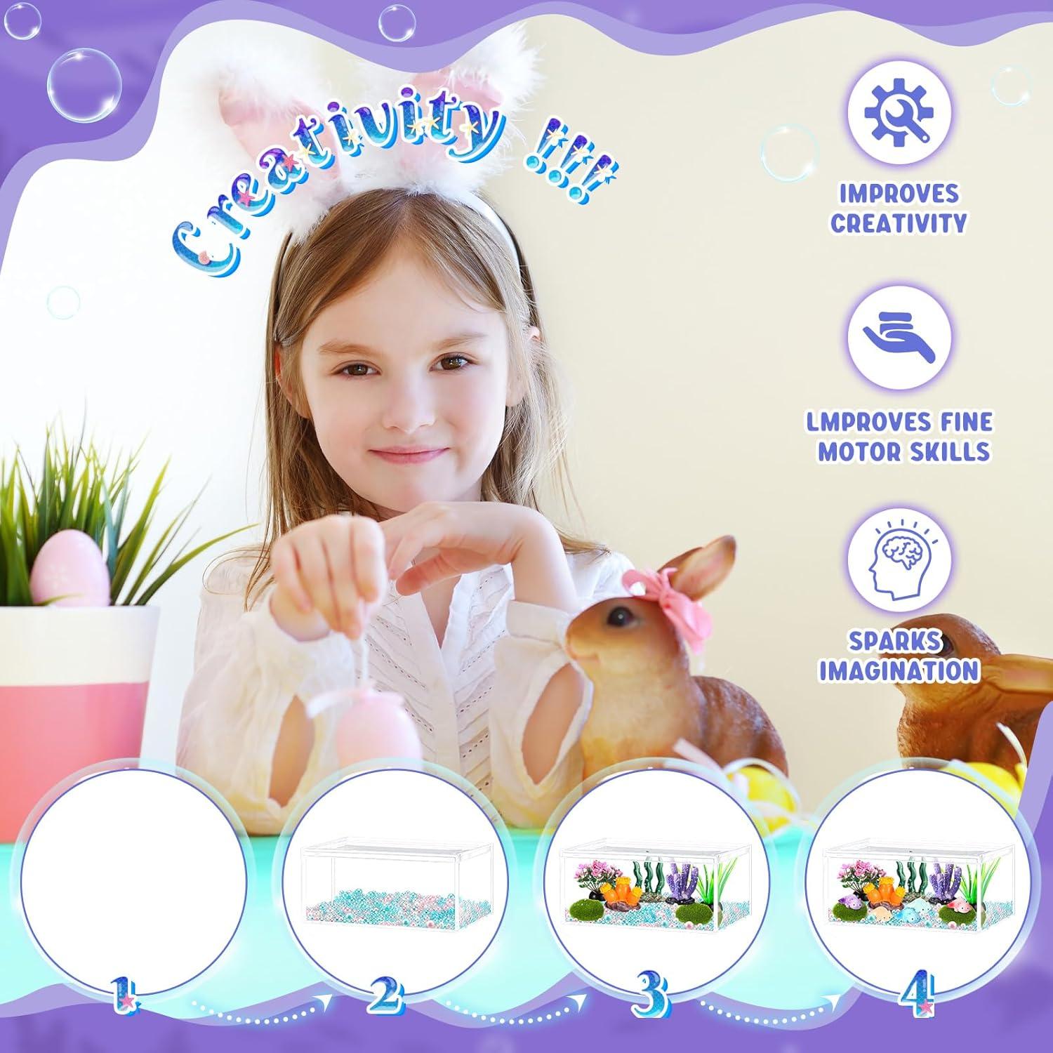 Kit DIY Axolotl Brilla en la Oscuridad HyDren - Mini Acuario