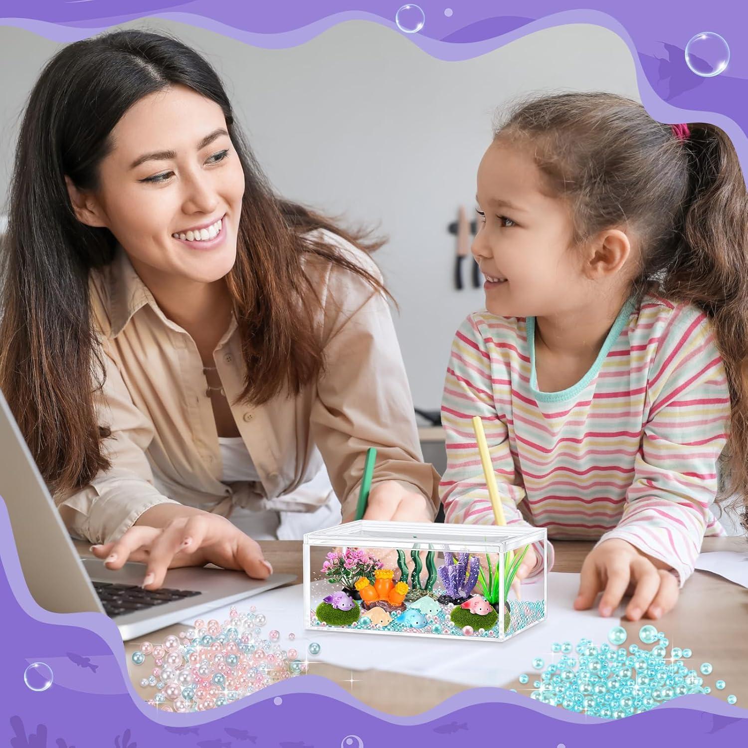 Kit DIY Axolotl Brilla en la Oscuridad HyDren - Mini Acuario