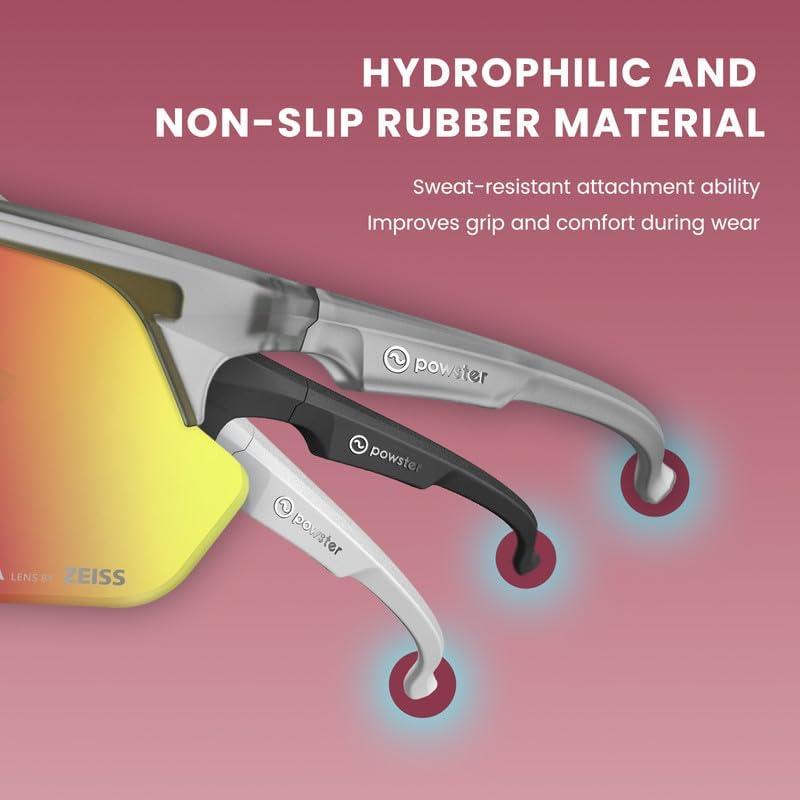 Gafas de sol deportivas Powster UV400 para ciclismo y correr