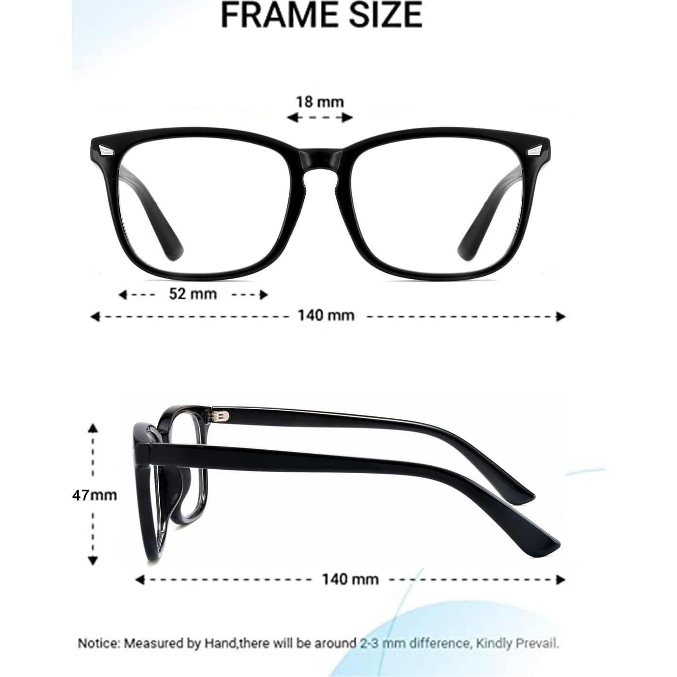 Gafas de Lente Claro Marco Cuadrado EYLRIM Unisex 52mm