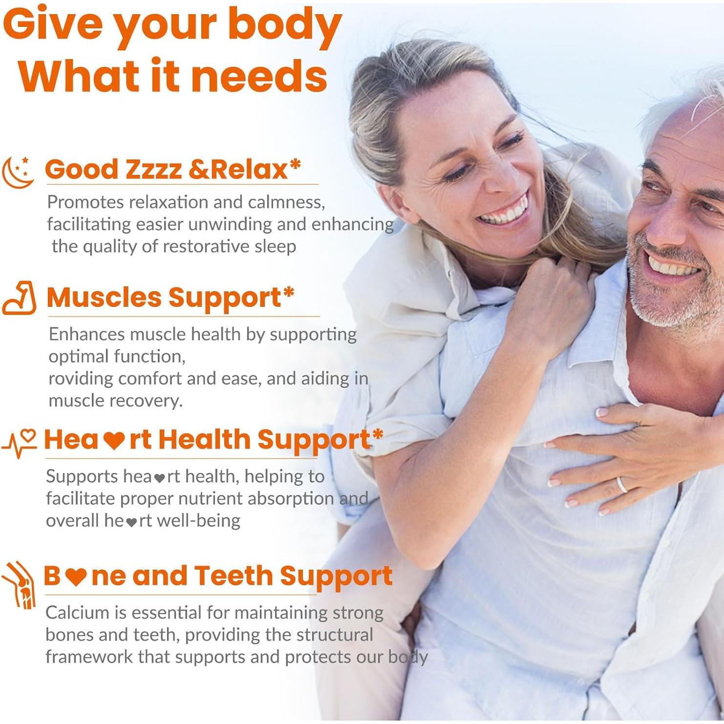 Gomitas Veganas de Calcio, Magnesio y Zinc Ceecisee 120 Unidades