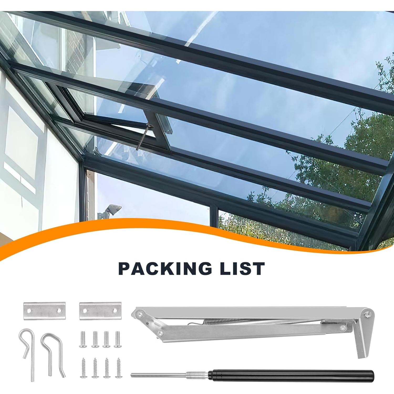 Abridor Automático de Ventana de Invernadero Buycitky 7kg