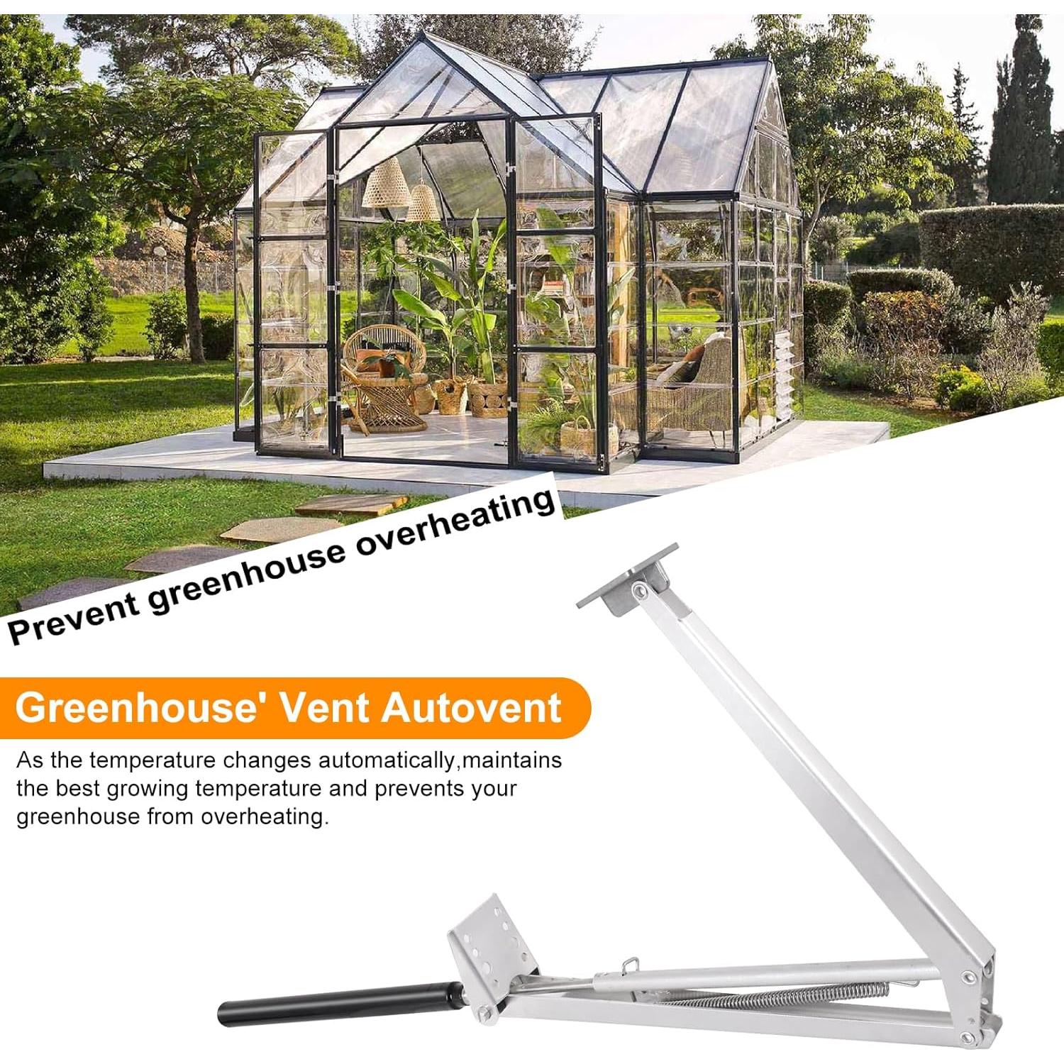 Abridor Automático de Ventana de Invernadero Buycitky 7kg