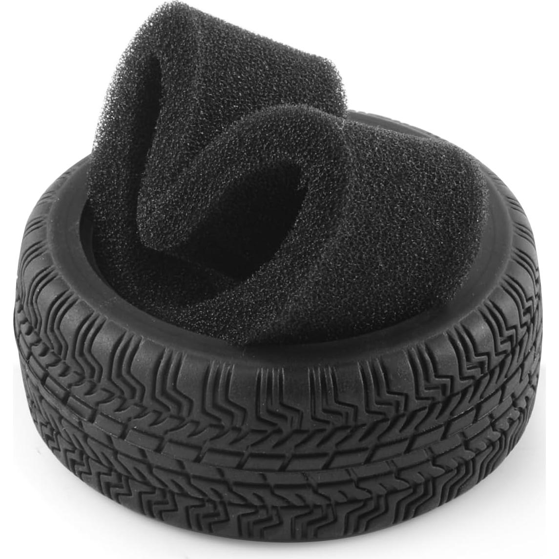 4 Neumáticos de Goma Suave Shaluoman 65mm para RC Touring