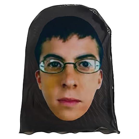 Máscara Facial Realista Malla Quenloop NT032 para Cosplay