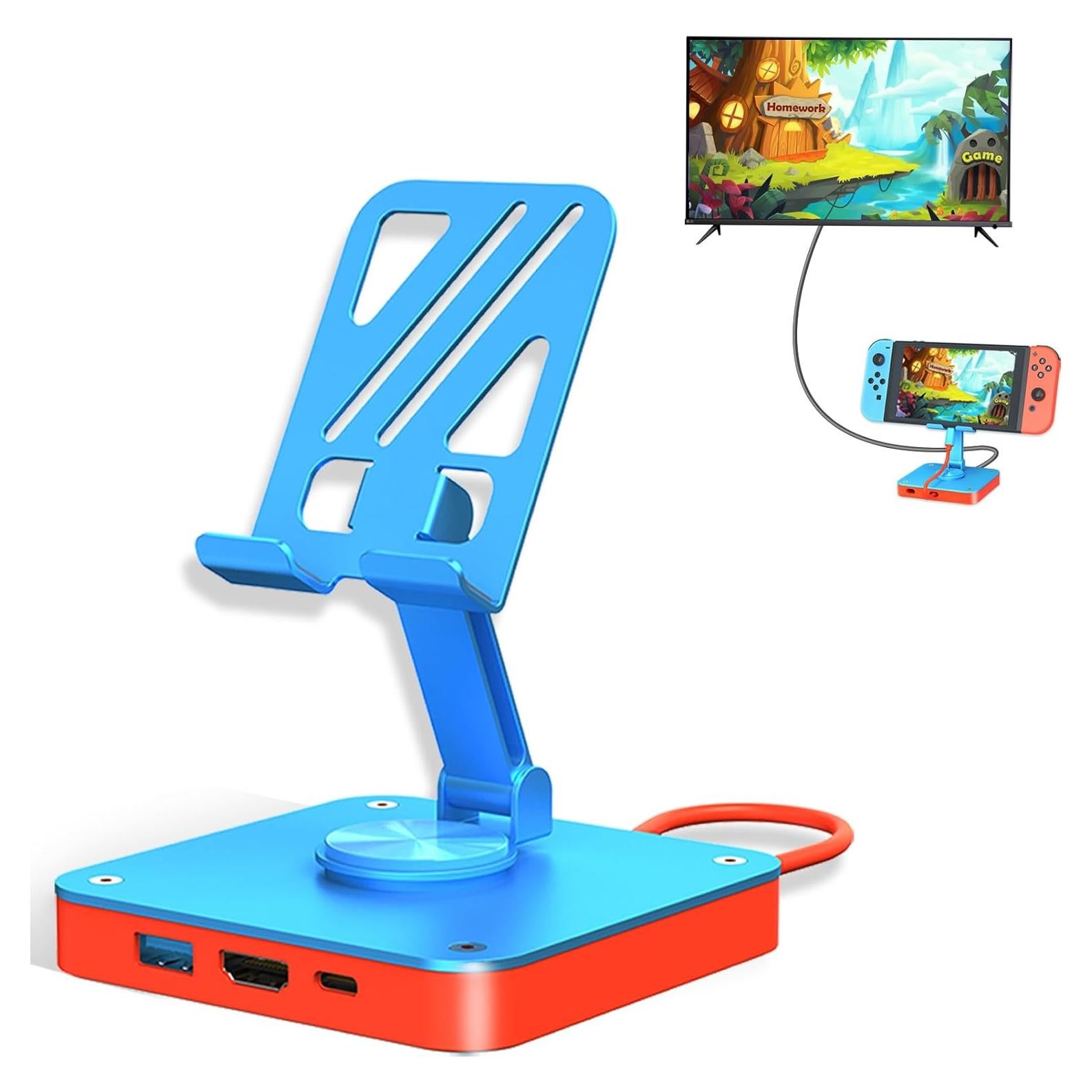 Dock 4 en 1 AMZPILOT para Nintendo Switch 4K 60Hz USB C