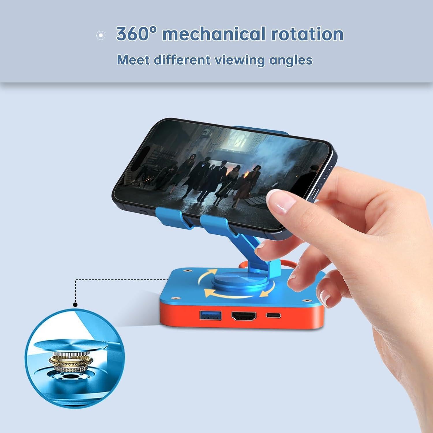 Dock 4 en 1 AMZPILOT para Nintendo Switch 4K 60Hz USB C