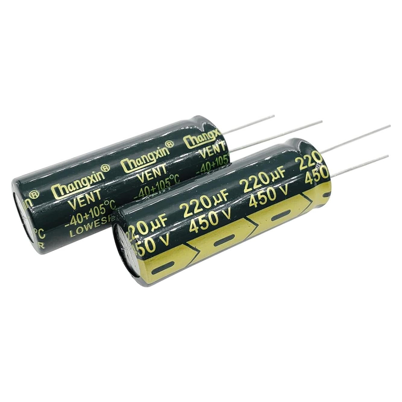 Capacitores Electrolíticos de Aluminio 220UF 450V Cermant 2Pcs