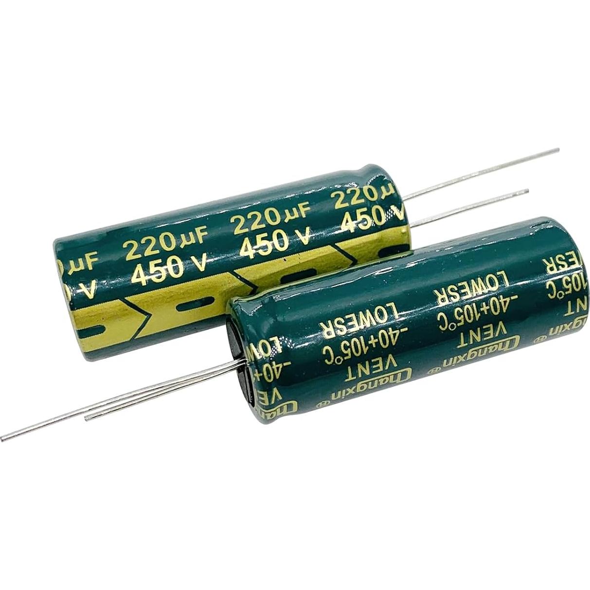 Capacitores Electrolíticos de Aluminio 220UF 450V Cermant 2Pcs