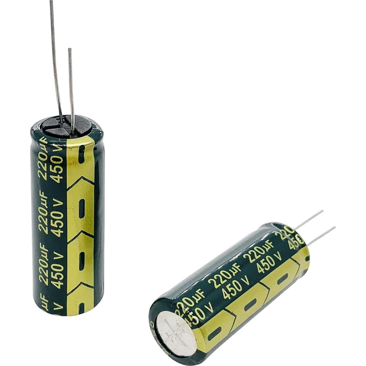 Capacitores Electrolíticos de Aluminio 220UF 450V Cermant 2Pcs