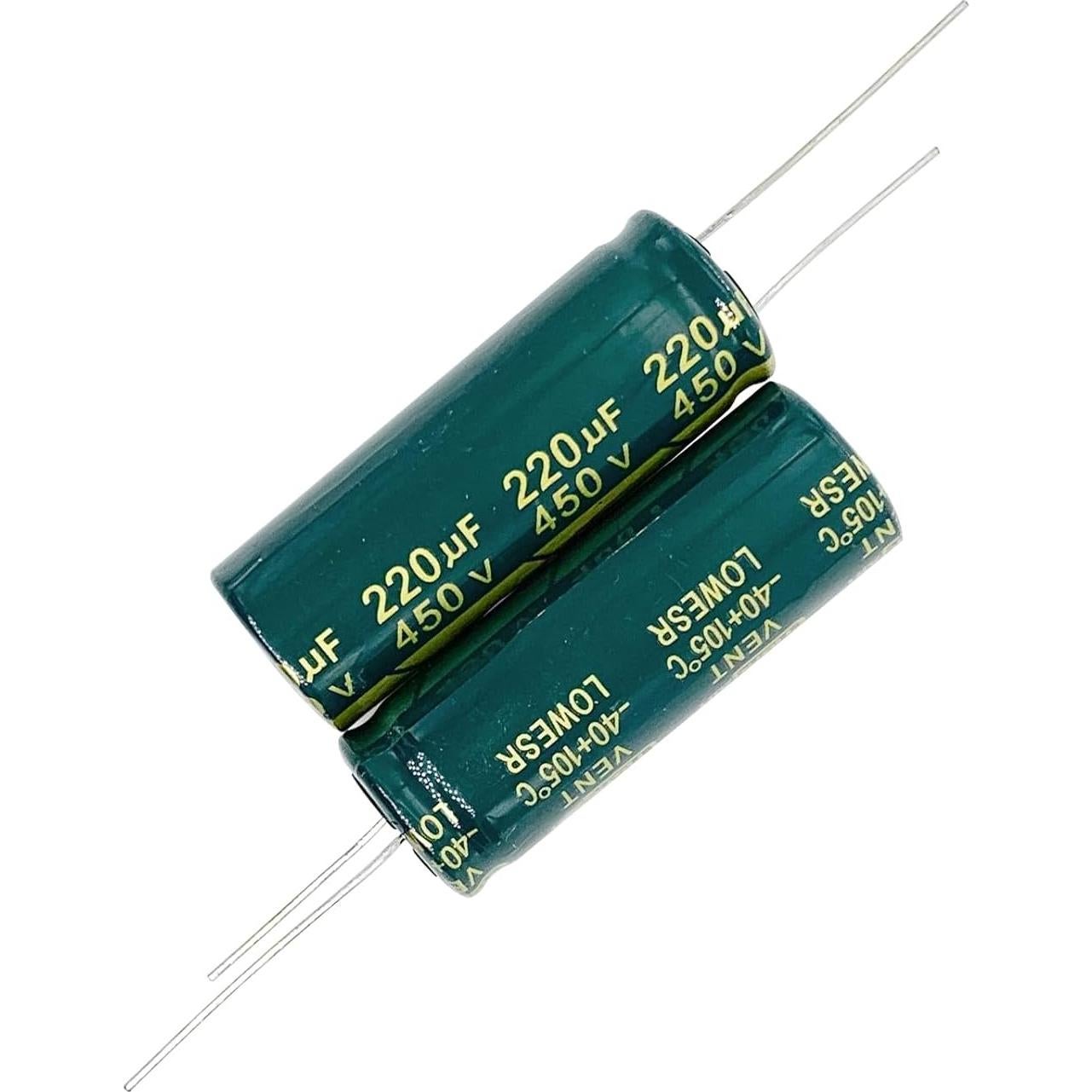 Capacitores Electrolíticos de Aluminio 220UF 450V Cermant 2Pcs