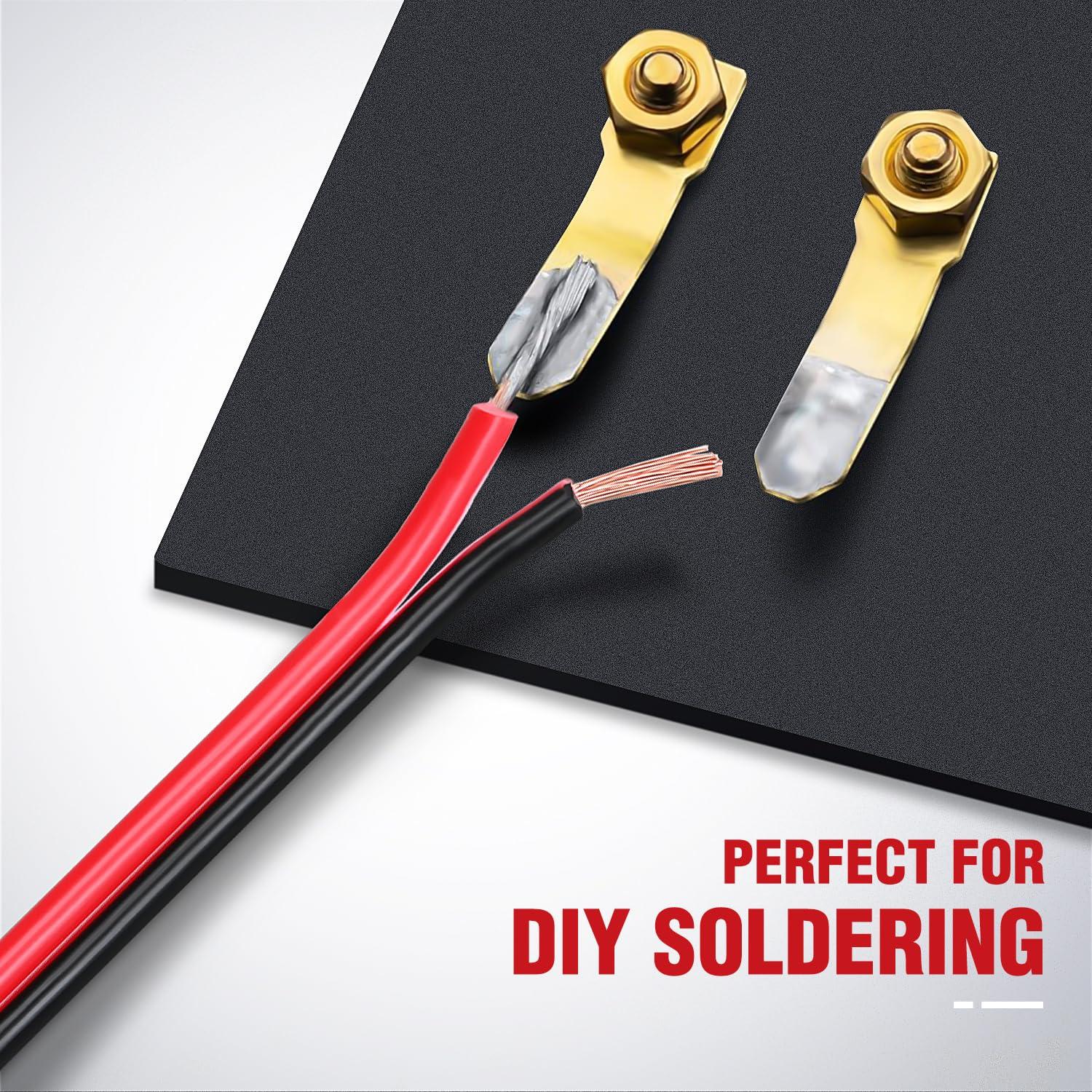 Cable Eléctrico 12AWG Nilight 15.24M CCA Rojo Negro 12V/24V