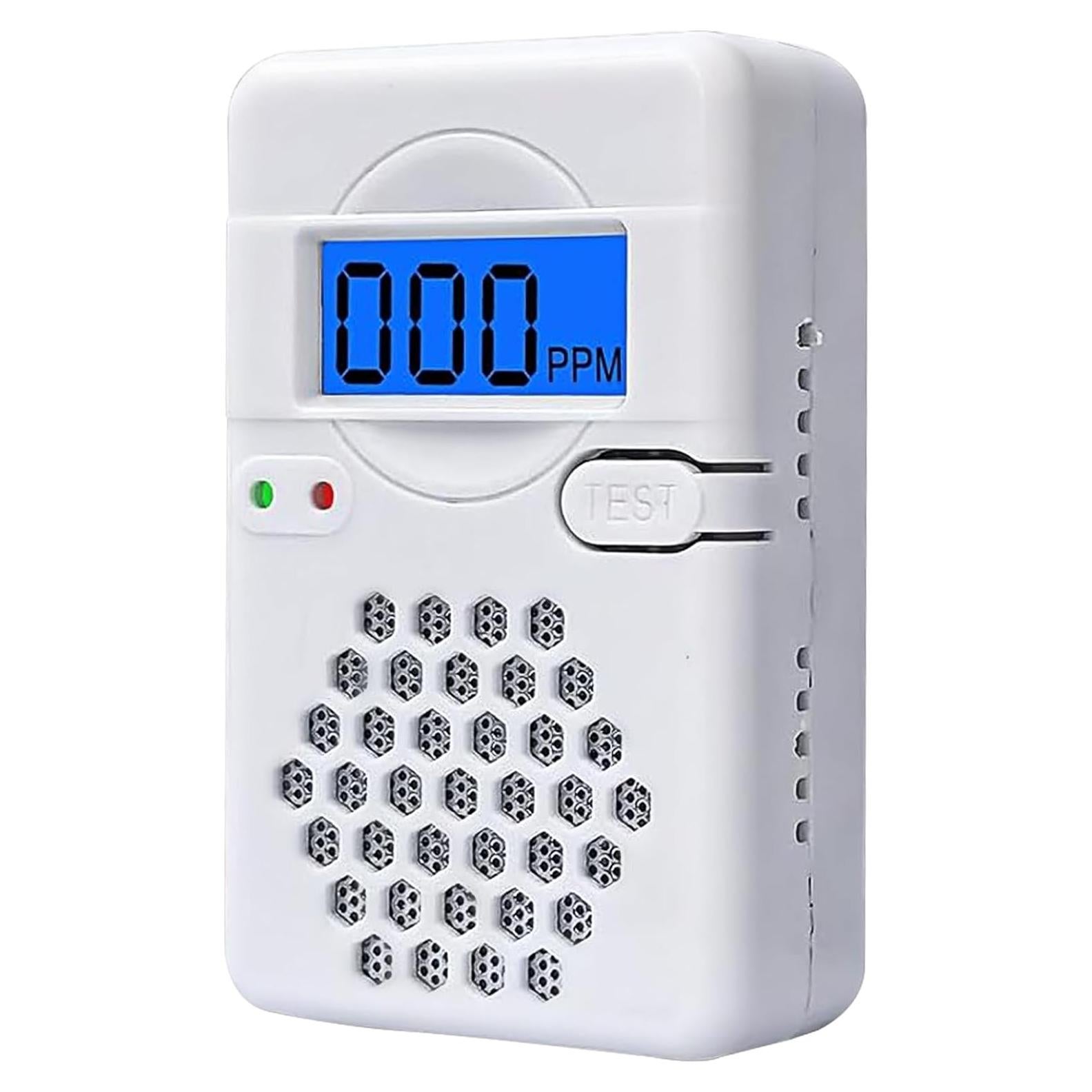 Detector de Monóxido de Carbono Mini CDR-817 con Alarma Sonora