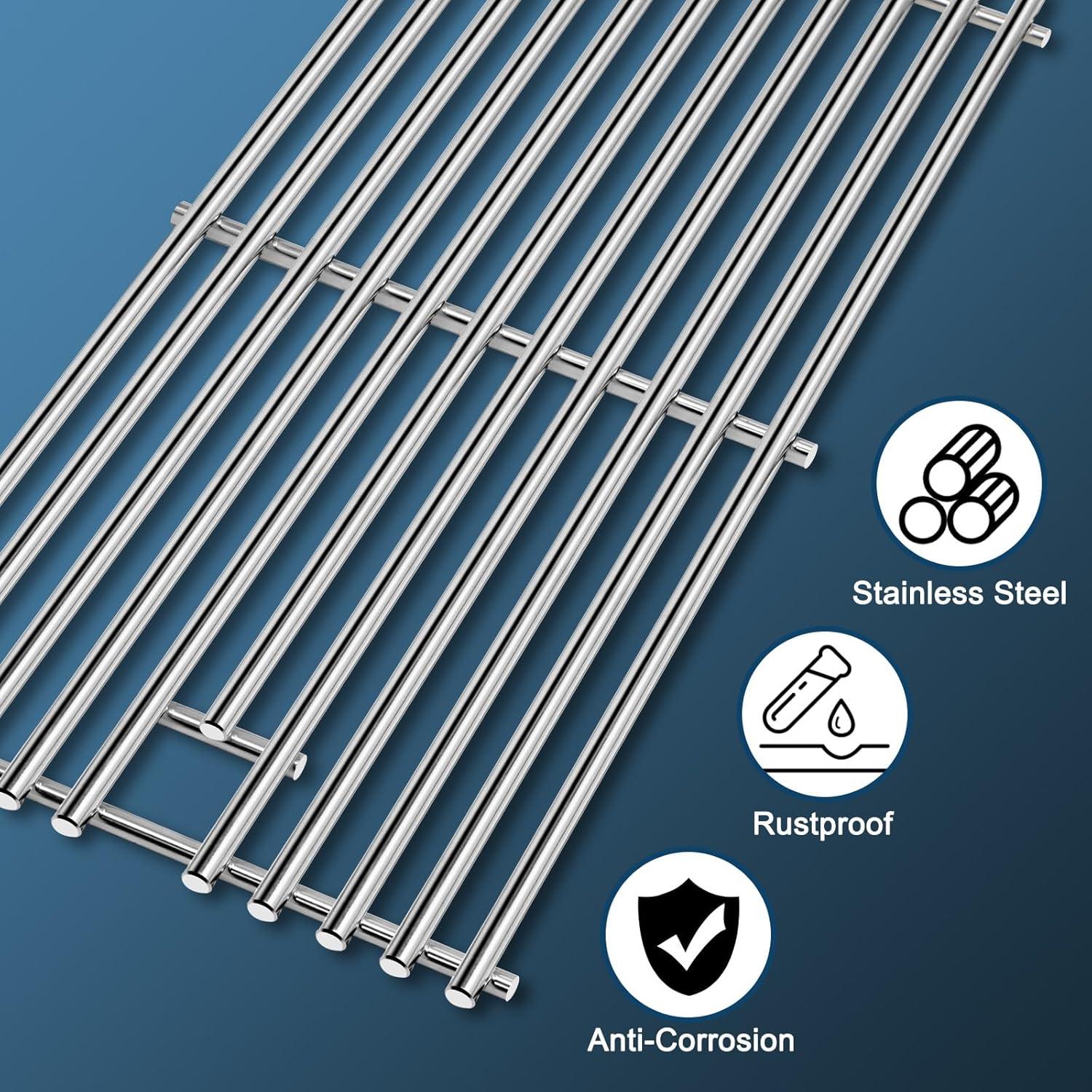 Rejillas de Acero Inoxidable Adviace para Parrilla Kitchenaid