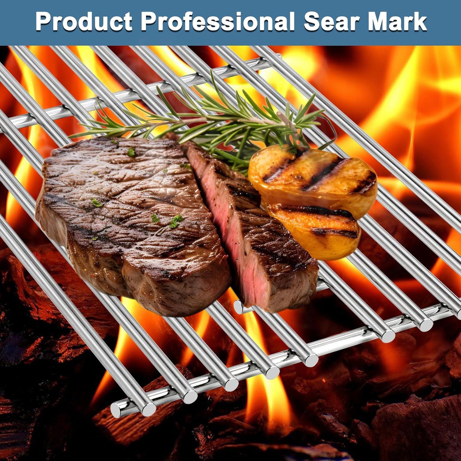 Rejillas de Acero Inoxidable Adviace para Parrilla Kitchenaid