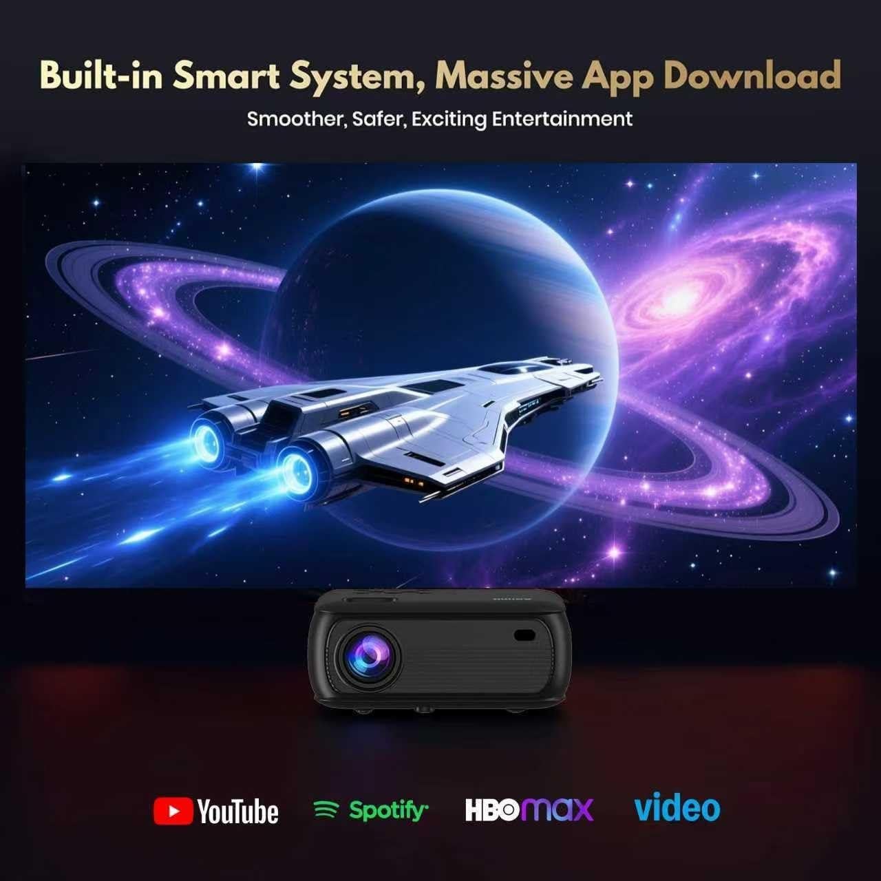 Proyector 2K AGIMA X6 WiFi 6 Bluetooth 5.2 1080P 4K HDR