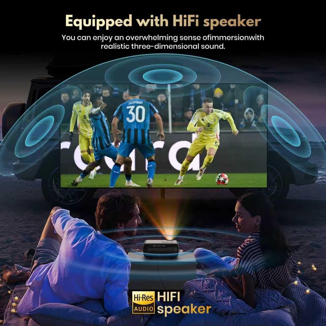 Proyector 2K AGIMA X6 WiFi 6 Bluetooth 5.2 1080P 4K HDR