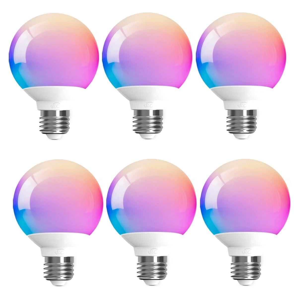 Bombillas LED G25 iLC, 6W, 600LM, 16M colores, control app