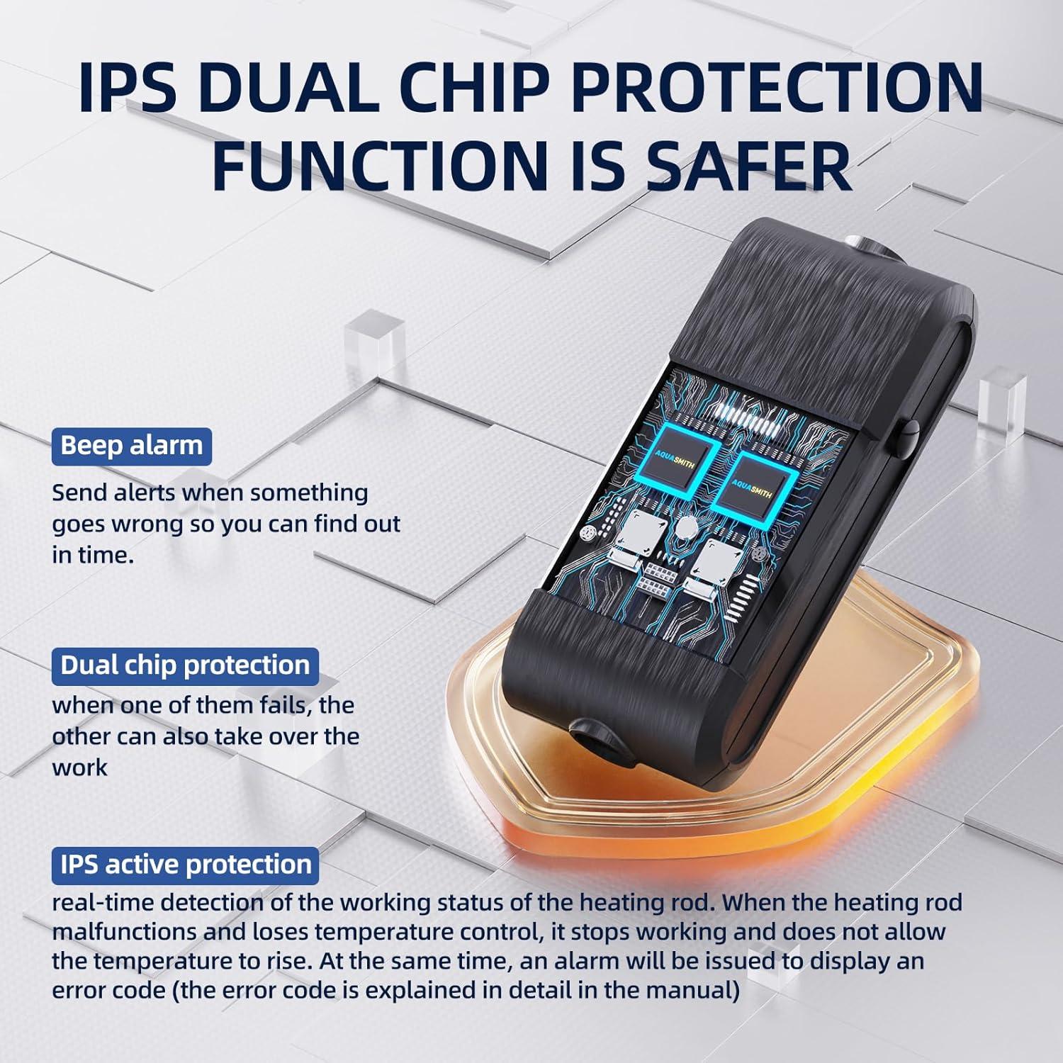 Calentador de Acuario 100W AQUASMITH para 151-189L