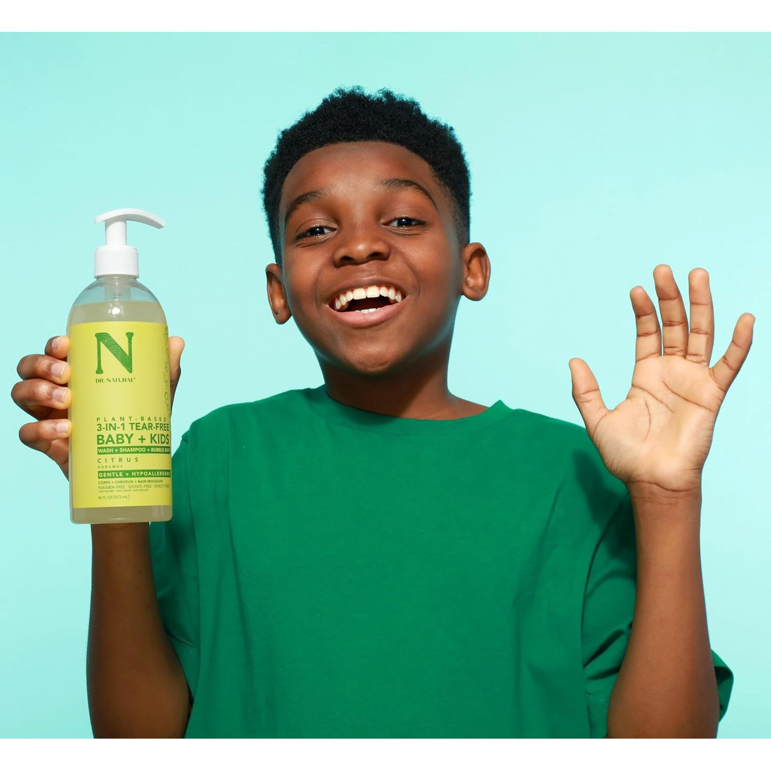 Jabón 3 en 1 Sin Lagrimas Dr. Natural 453.6g - Bebés