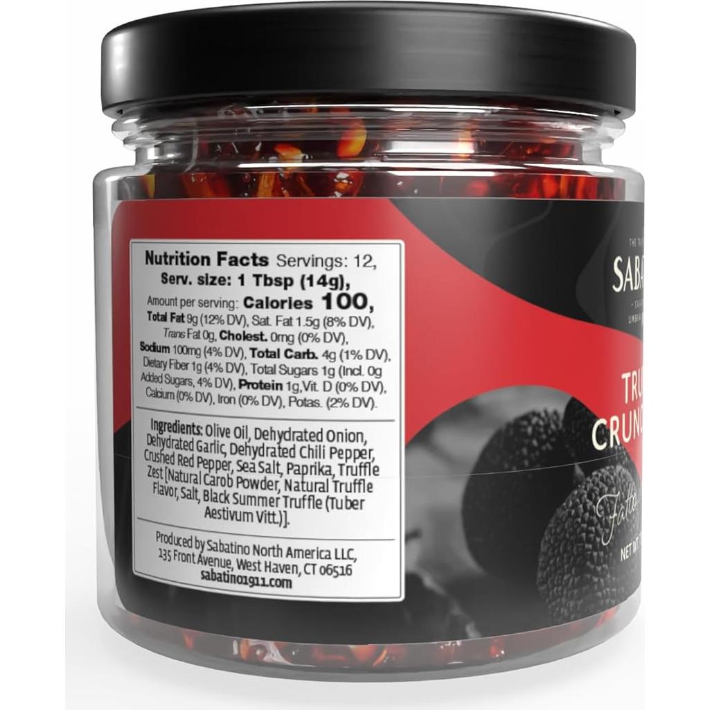 Aceite de Chile Picante con Trufa Sabatino 198g Gourmet