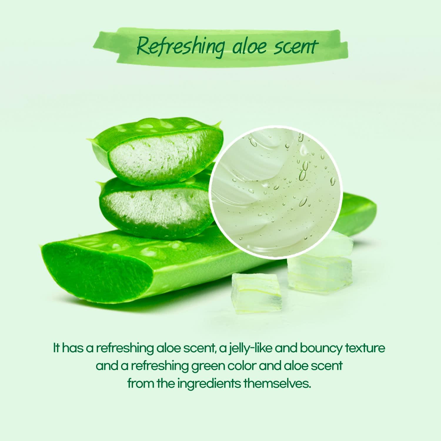 Gel Calmante de Aloe Vera Orgánico by.H - Hidratante 98% Puro