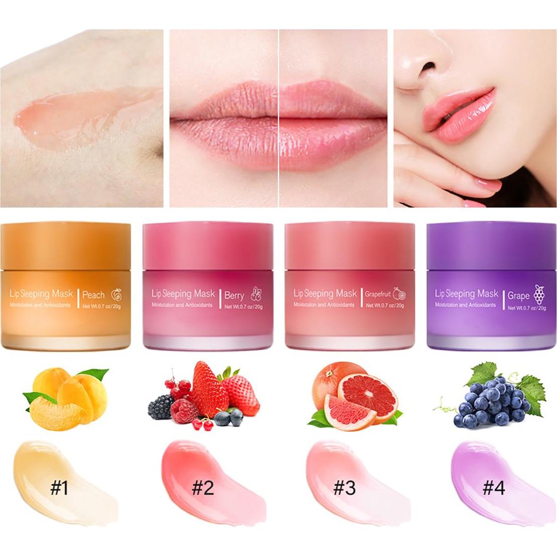 Mascarilla Labial Nocturna Tiejdhr Hidratante con Vitamina E 65g