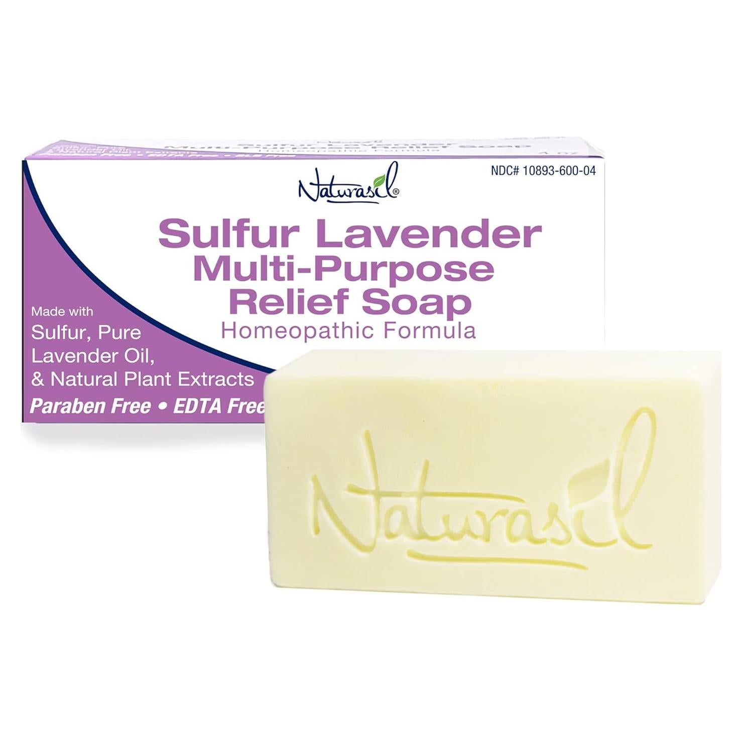 Jabón de Lavanda con Azufre Naturasil 10% 113g para Piel