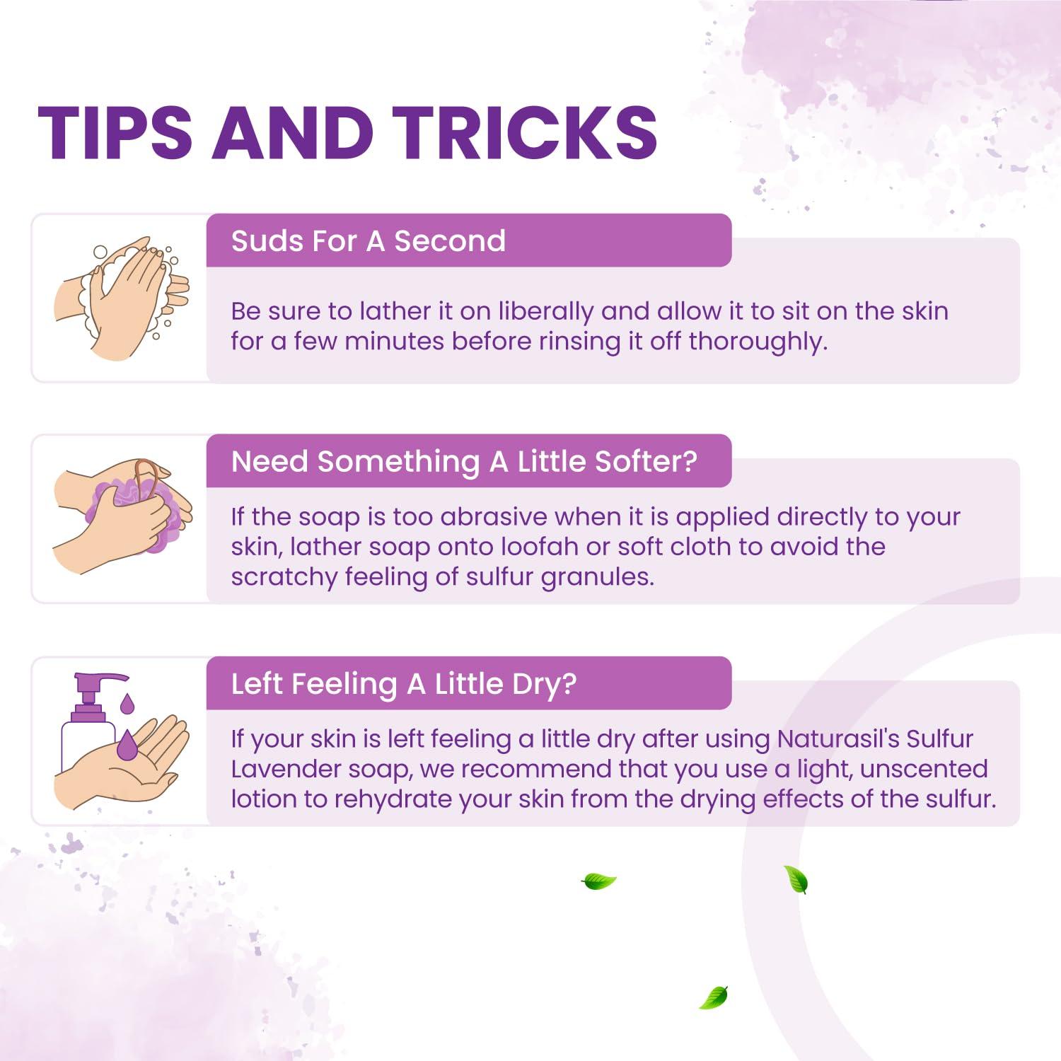 Jabón de Lavanda con Azufre Naturasil 10% 113g para Piel